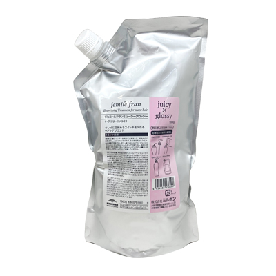 ミルボン ジェミールフラン トリートメント ジューシーグロッシー 1000g 詰め替え レフィル 美容室専売 美容室 サロン 美容院 専売 ヘアケア ヘアトリートメント インバス うるおい ツヤ MILBONの通販は 5,310円