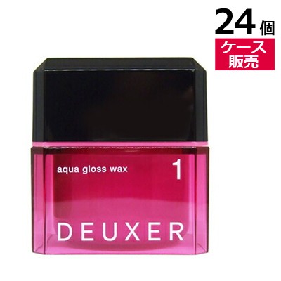 ● 【ケース販売 24個】 ナンバースリー デューサー アクア グロス ワックス 1 80g ヘアワックス メンズ レディース WAX スタイリング ヘ