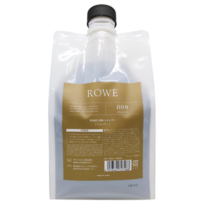 ロウ 009 シャンプー 1000ml レフィル 詰め替え ヘアシャンプー ROWEの通販は 7,175円