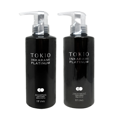 ● トキオ IE インカラミ プラチナム シャンプー 400ml + トリートメント 400g セット シルバー 美容室専売 美容室 美容院 サロン 専売 ドクタージュニア TOKIO Dr Jr
