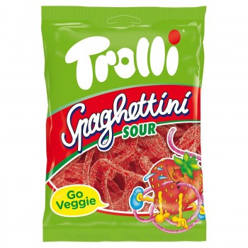 Trolli(トローリ) スパゲティサワーストロベリー 100g×30個セット