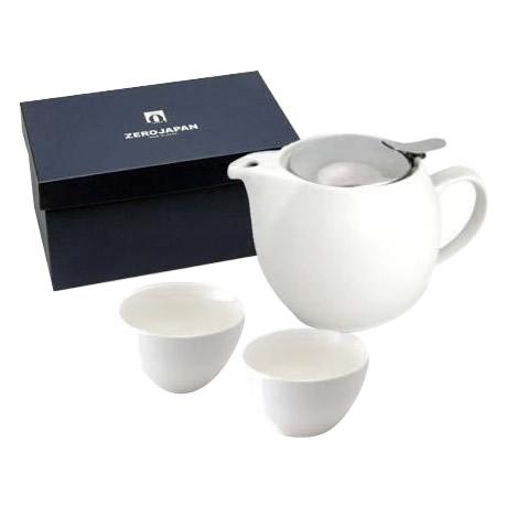 ユニバーサルポット ギフトセット (ユニバーサルティーポット3人用+ティーカップワイド×2) ZG-001 TR