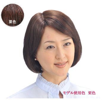 NEW 分け目ヘアピース NYH-15栗色の通販は