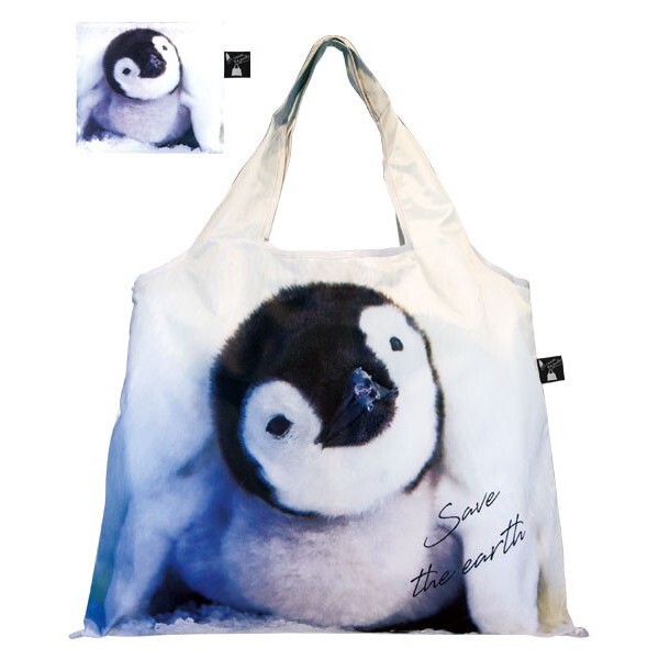 save 販売 the penguin エコ バッグ