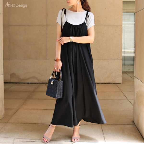 肩リボン ジョーゼット フレア ワンピースの通販はau Pay マーケット プリティウーマン