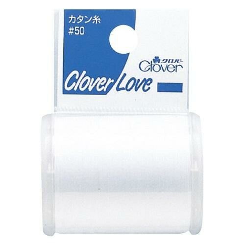 [clover クロバー] カタン糸 ♯50 白