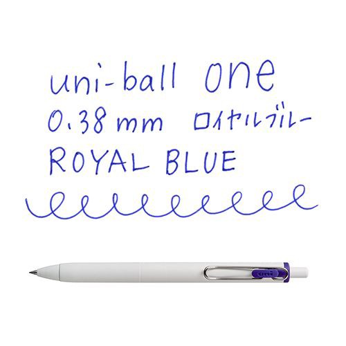 三菱鉛筆] uni-ball one/ユニボール ワン 0.38mm ロイヤルブルー