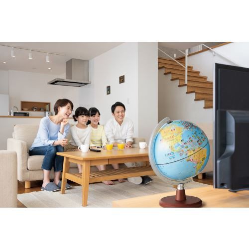 [レイメイ藤井] しゃべる国旗付地球儀 スタンダード (音声機能付) OYV46の通販は