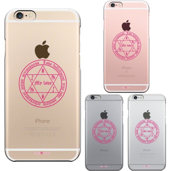 Iphone6 Iphone6s アイフォン ハード クリア ケース Cuvery 白魔術 魔法陣 恋愛成就 ピンクの通販はau Pay マーケット プリティウーマン