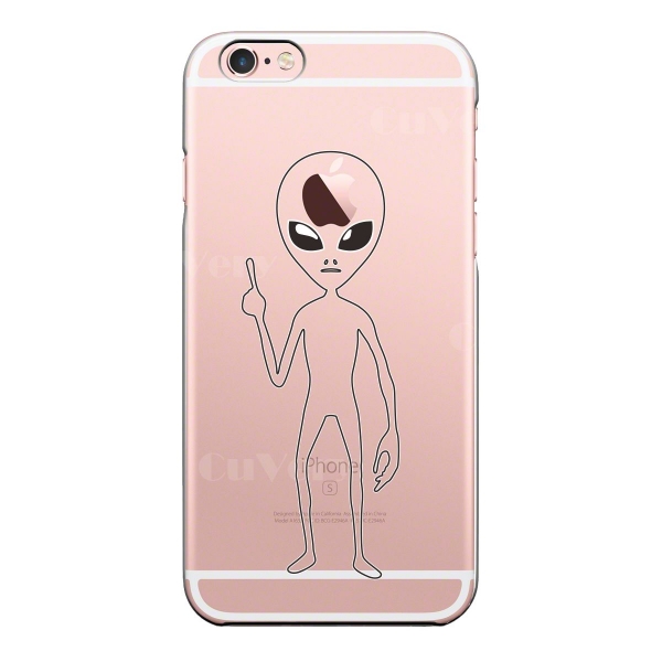 Iphone6 Iphone6s ハード クリアケース カバー シェル りんご 星人の通販はau Pay マーケット プリティウーマン