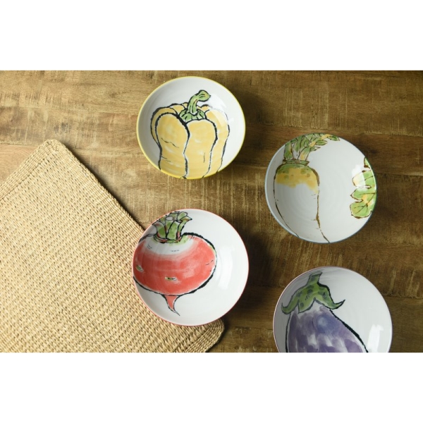 絵手紙 18 5cm浅鉢 大根の通販はau Pay マーケット プリティウーマン