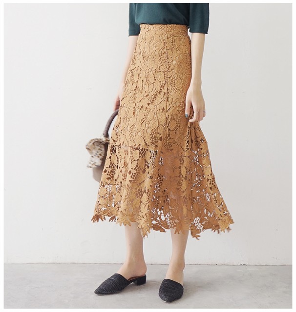 花柄総レーススカート ミモレ丈 レース 花柄 春夏 の通販はau Pay マーケット お取り寄せドレスのアルトリアaupayマーケット店