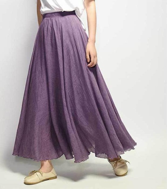 ロング丈 シンプルフレアスカート ラベンダーバイオレット 春夏 無地 通勤通学 の通販はau Pay マーケット お取り寄せドレスのアルトリアaupayマーケット店