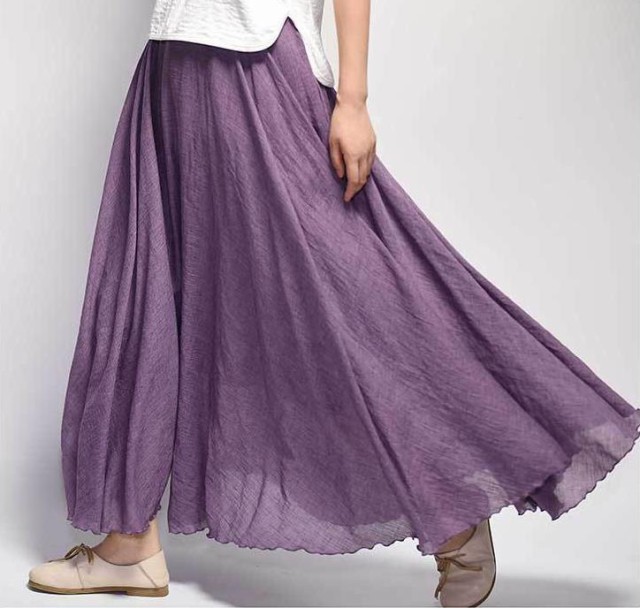 ロング丈 シンプルフレアスカート ラベンダーバイオレット 春夏 無地 通勤通学 の通販はau Pay マーケット お取り寄せドレスのアルトリアaupayマーケット店