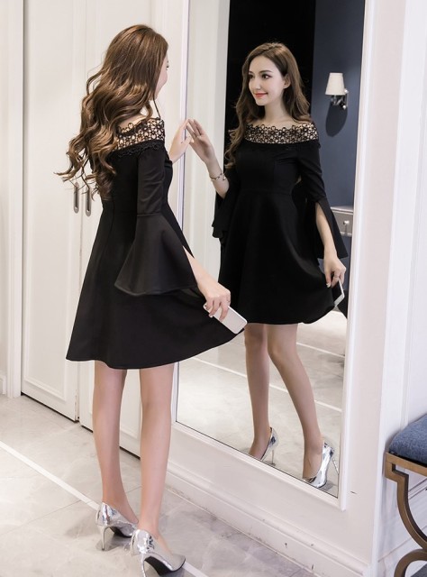 レース オフショルダー ベルスリーブ ワンピース 結婚式 ２次会 の通販はau Pay マーケット お取り寄せドレスのアルトリアaupayマーケット店