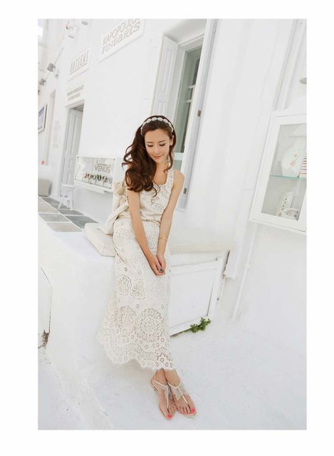 白ワンピース マキシワンピ 白 春ワンピ レディース 二次会 シフォン フレア 大人 ノースリーブ ロングドレス の通販はau Pay マーケット お取り寄せドレスのアルトリアaupayマーケット店