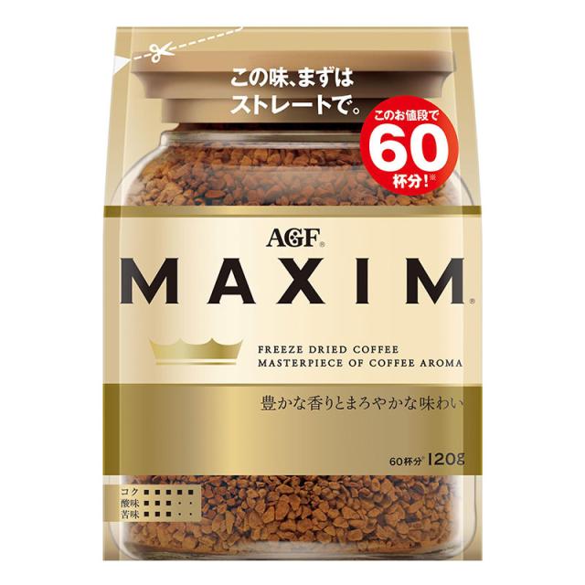 AGF　マキシム 袋 120g×36袋(12袋×3ケース) 送料無料(一部地域を除く)_1