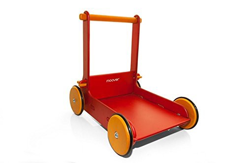 Moover Baby Walker 手押しぐるま(組立式) レッド(中古品)