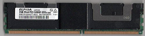 Elpida ebe21fe8acft-6e-e pc2???5300?F ddr2?667?2?GB FBDIMM 2rx8?( for (中古品)