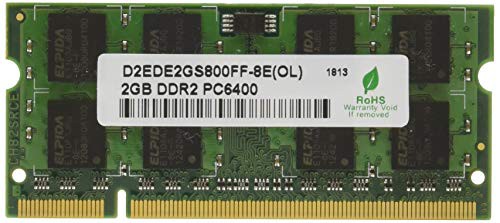 グリーンハウス ノート用 PC2-6400 200pin DDR2 SDRAM SO-DIMM 2GB GH-DW80(未使用品)