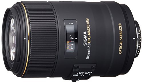 SIGMA 単焦点マクロレンズ MACRO 105mm F2.8 EX DG OS HSM ニコン用 フルサ(未使用品)