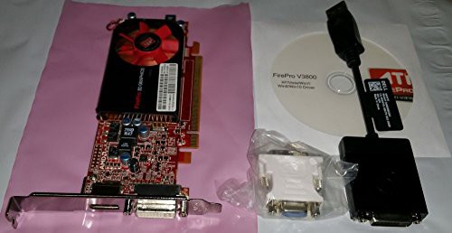 512?MB HP 608528001?ATI FirePro v3800?PCI Express 2.0?x16?DDR III DVI (未使用品)