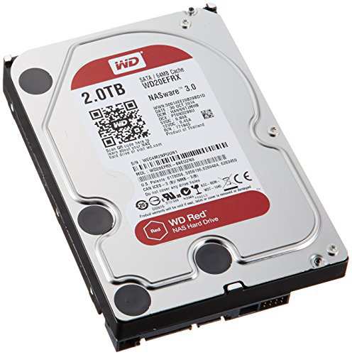 WD HDD 内蔵ハードディスク 3.5インチ 2TB WD Red NAS用 WD20EFRX SATA3.0 (未使用品)