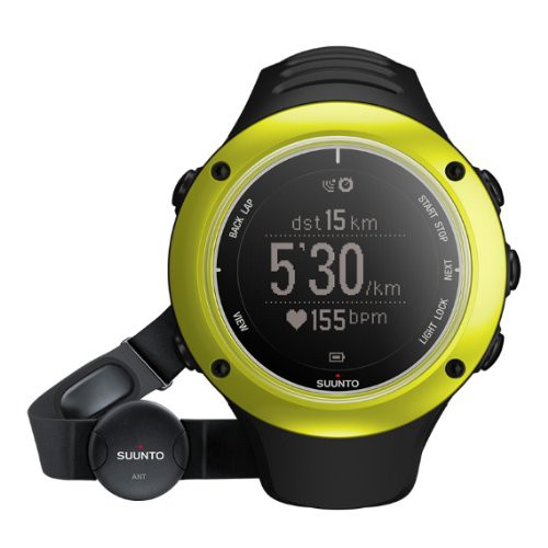 SUUNTO(スント) ランニング 登山用 GPS AMBIT2 S HR ライム 心拍ベルト