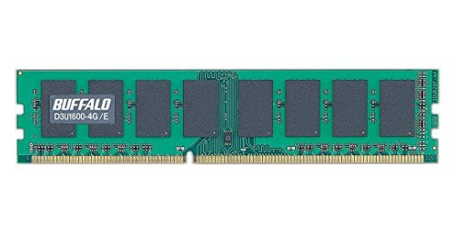 BUFFALO デスクトップ用 DDR3 メモリー 4GB D3U1600-4G相当 法人向け（白箱(未使用品)