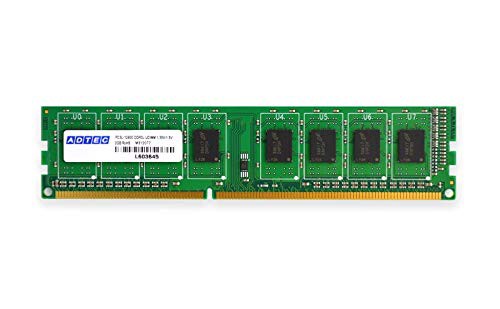 アドテック DDR3L-1600 UDIMM 8GB 低電圧(未使用品)