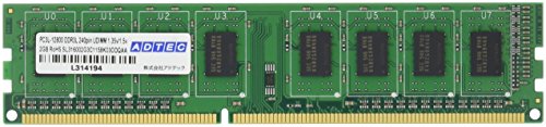 アドテック DDR3L-1600 UDIMM 2GB 省電力/低電圧 4枚組(未使用品)の通販は