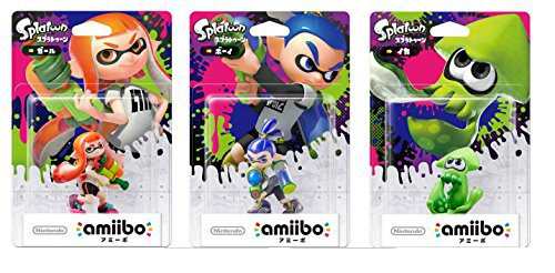 Amiibo スプラトゥーン 全3種セット ガール ボーイ イカ 未開封 未使用品 の通販はau Pay マーケット Maggy Maggy