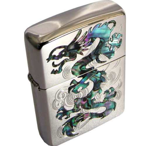 ZIPPO(ジッポ) オイルライター アーマー 貝貼りシリーズ 龍 162KB-RYSP