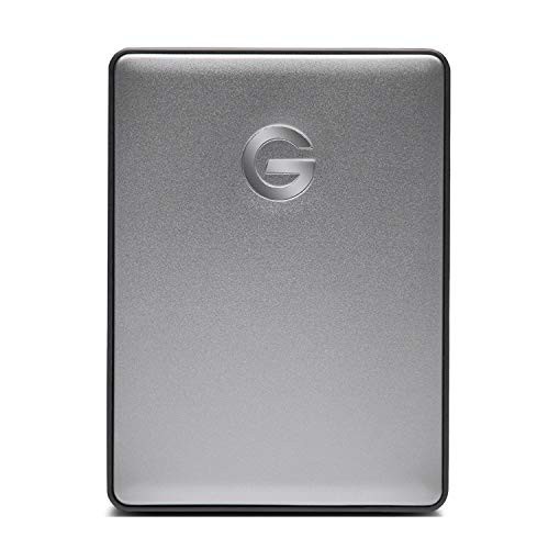 G-Technology ポータブルHDD 2TB スぺースグレイ G-DRIVE Mobile USB-C 3年(未使用品)