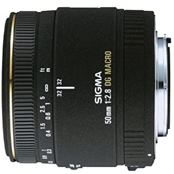 【中古 良品】 SIGMA 単焦点マクロレンズ MACRO 50mm F2.8 EX DG キヤノン