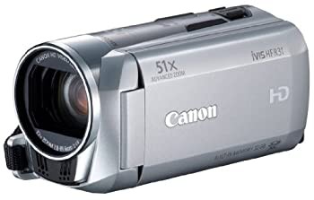 Canon デジタルビデオカメラ iVIS HF R31 シルバー 光学32倍ズーム フルフラットタッチパネル IVISHFR31(中古品)