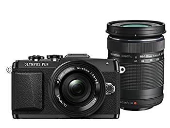 OLYMPUS PEN E-PL7 EZダブルズームキット ブラック ミラーレス一眼 E