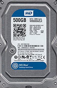 【中古】 wd5000azlx-00?K4ka0 DCM dgrnht2chb Western Digital 500?GB SATA 3.5ハードドライブの通販は