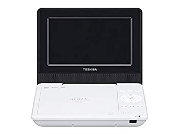 【中古 良品】 東芝 7型ポータブルDVDプレーヤーホワイトCPRM対応TOSHIBA R