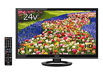 【中古】 シャープ 24V型 液晶 テレビ AQUOS LC-24K40-B ハイビジョン 外付HDD対応(裏番組録画) ブラック 2016年モデルの通販は