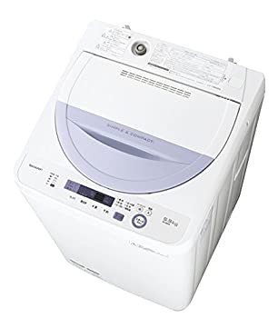 (中古品)シャープ 全自動洗濯機 5.5kg バイオレット ES-GE5A-V