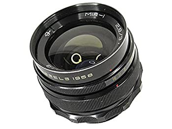 【中古】 オールドレンズ MIR-1 37mm f2.8 初期型 ブラック M42マウント オーバーホール済み