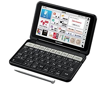 (中古品)シャープ カラ—電子辞書 Brain 高校生モデル ブラック系 PW-SH4-Bの通販は