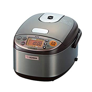 【中古品】象印　炊飯器　IH式　3合炊き　ステンレスブラウン NP-GH05-XT