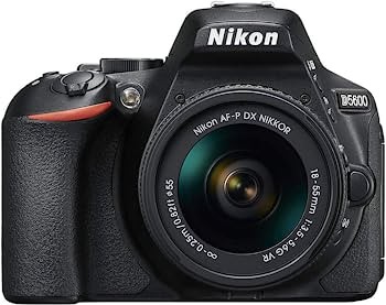 【中古】Nikon デジタル一眼レフカメラ D5600 AF-P 18-55 VR レンズキット ブラック D5600LKBK