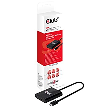 【中古】 Club3D CSV-1546 USB-C - HDMIマルチモニタースプリッター - 2ポートMSTハブの通販は