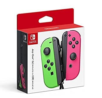 (中古品)Joy-Con (L) ネオングリーン/ (R) ネオンピンクの通販は