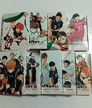 (中古品)特典完備　ハイキュー　DVD 初回限定版 1st+2nd　Vol1〜Vol9 全巻セット 全