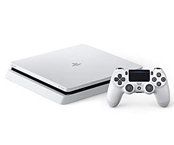 (中古品)PlayStation 4 グレイシャー・ホワイト 500GB (CUH-2100AB02) 【メーカー生