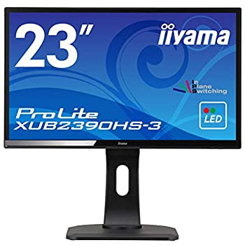【中古】 iiyama モニター ディスプレイ XUB2390HS-B3 (23インチ フルHD AH-IPS HDMI D-sub DVI-D 昇降 ピボット )の通販は 24,064円
